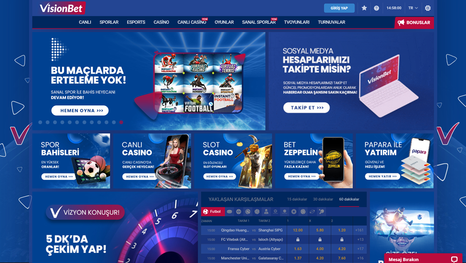 Visionbet giriş adresi